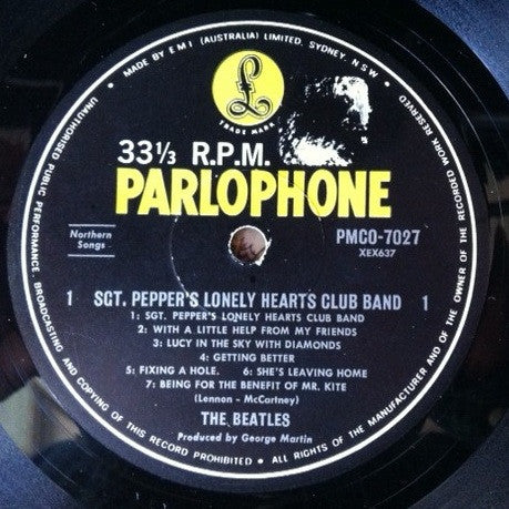 The Beatles : Sgt. Pepper's Lonely Hearts Club Band (LP, Album, Mono)