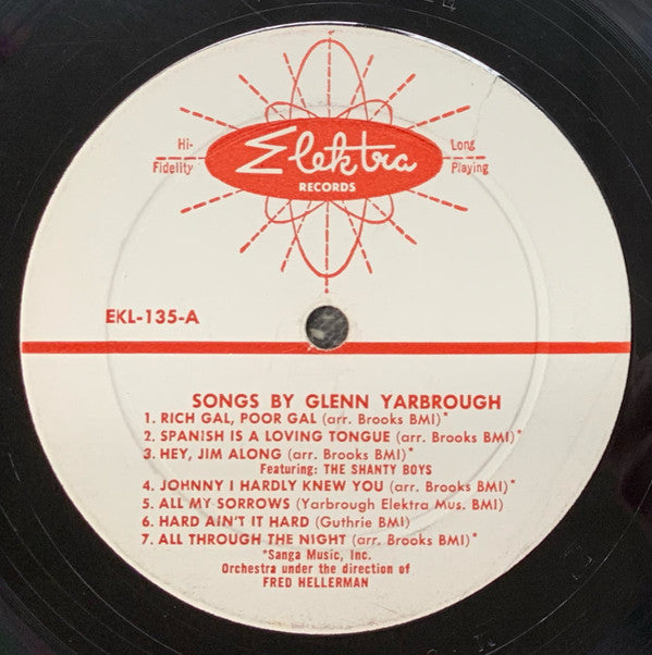 Glenn Yarbrough : Songs By Glenn Yarbrough (LP)