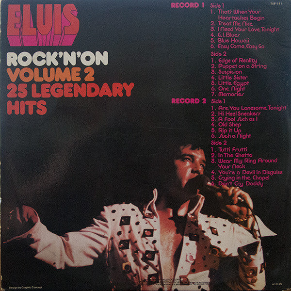 Elvis* : Rock 'N' On Volume 2  25 All-Time Rock 'N' Roll Hits (2xLP, Comp, Gat)