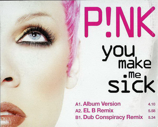 P!NK : You Make Me Sick (12", Single)