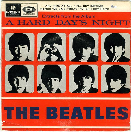 The Beatles : Extracts From The Album A Hard Day's Night (7", EP)
