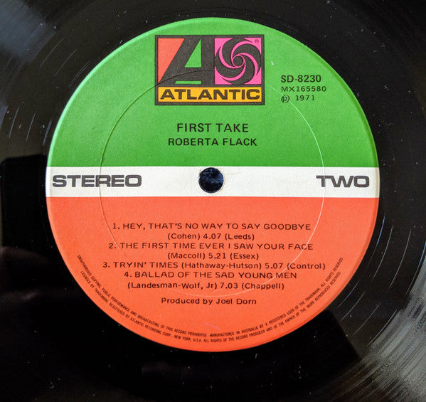 Roberta Flack : First Take (LP, Album)