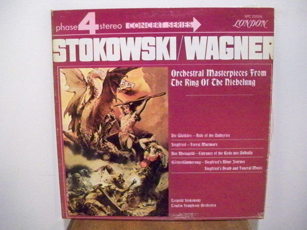 Stokowski*, Wagner*, London Symphony Orchestra : Orchestral Masterpieces From The Ring Of The Niebelung (LP)