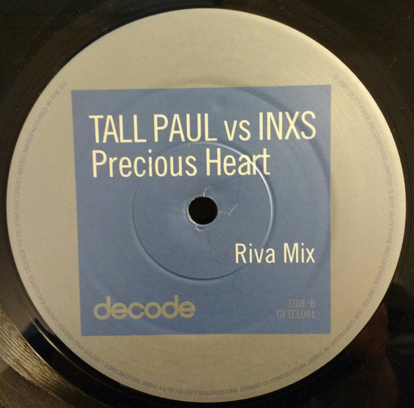 Tall Paul Vs INXS : Precious Heart (12", Single)