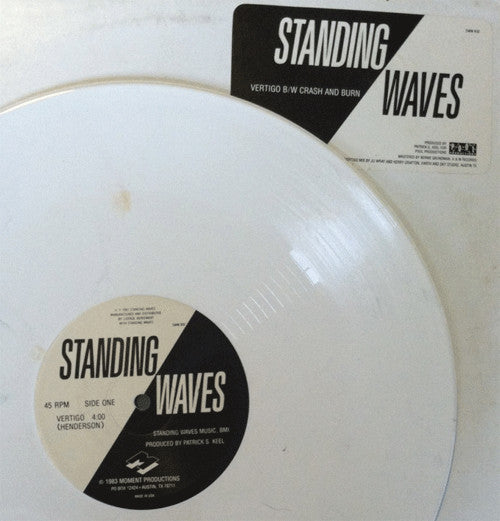 Standing Waves : Vertigo / Crash And Burn (12", Single, Whi)