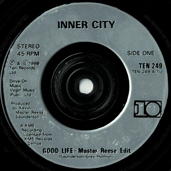 Inner City : Good Life (7", Single, Sil)