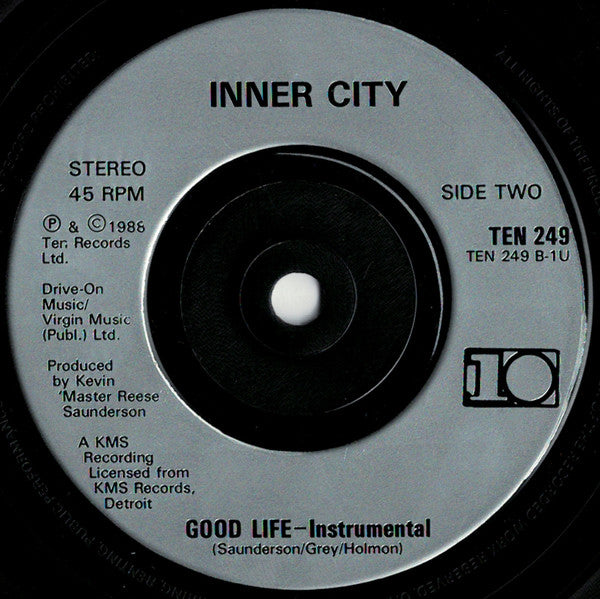 Inner City : Good Life (7", Single, Sil)