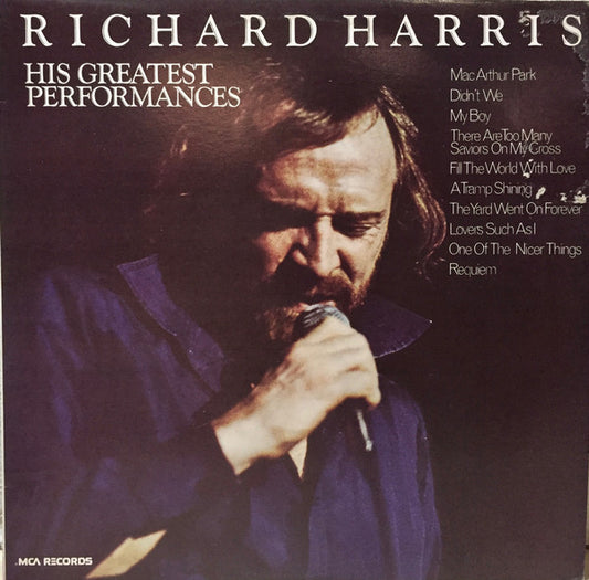Richard Harris : The Richard Harris Collection: His Greatest Performances (LP, Comp, RE)
