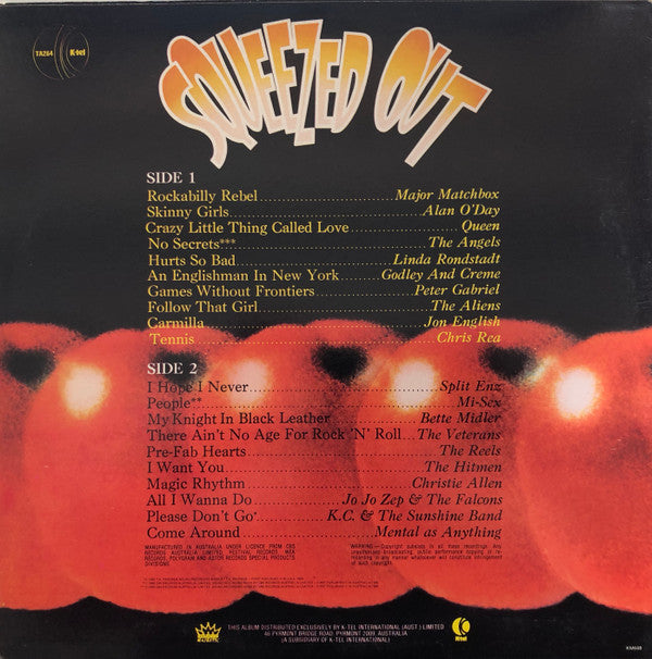 Various : Squeezed Out (LP, Comp, Ltd)