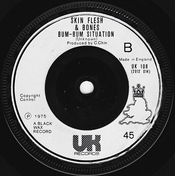 Carl Malcolm / Skin, Flesh & Bones : Fattie Bum-Bum / Bum-Bum Situation (7", Single, Inj)