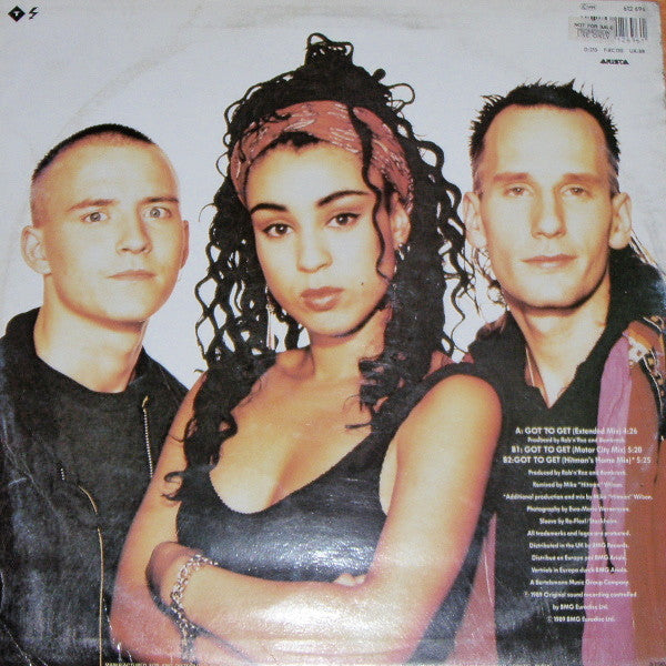 Leila K With Rob 'N' Raz : Got To Get (12", Single, Promo)