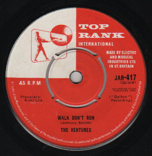 The Ventures : Walk Don't Run (7", Single)