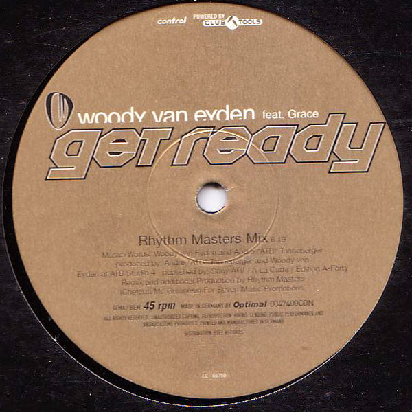 Woody van Eyden Feat. Grace* : Get Ready (Part 2) (12")