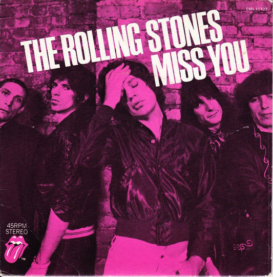 The Rolling Stones : Miss You  (7", Single)