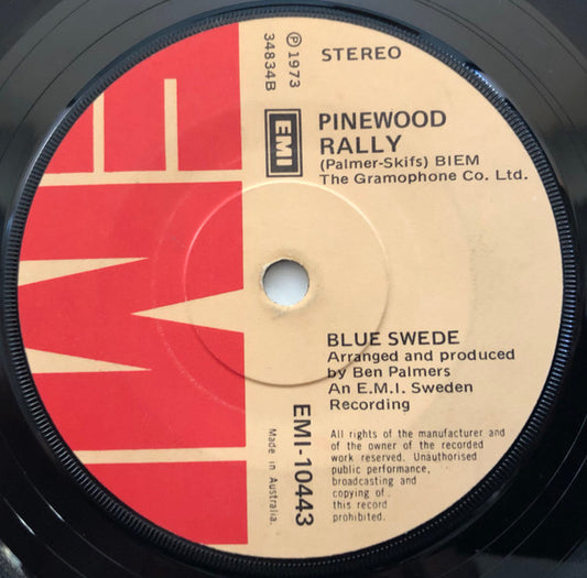 Blue Swede : Hooked On A Feeling (7", Single)