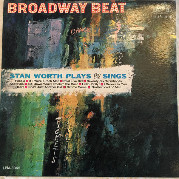 Stan Worth : Broadway Beat, Stan Worth Plays & Sings (LP, Mono)