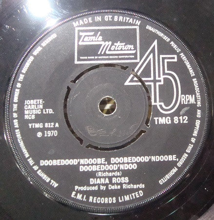 Diana Ross : Doobedood'ndoobe, Doobedood'ndoobe, Doobedood'ndoo (7", Single, Pus)