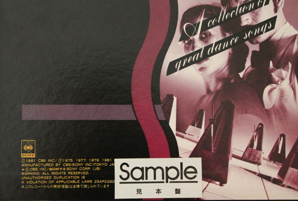 Pink Floyd : A Collection Of Great Dance Songs (LP, Comp, Promo)