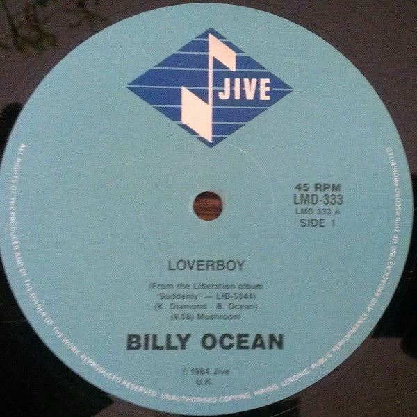 Billy Ocean : Loverboy (12")