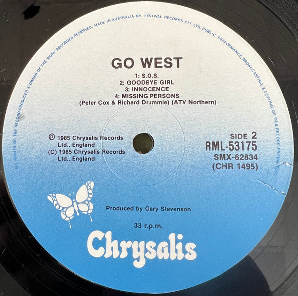 Go West : Go West (LP, Album)