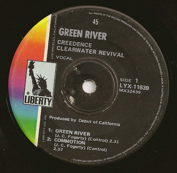 Creedence Clearwater Revival : Green River (7", EP)