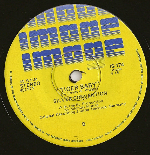 Silver Convention : Fly, Robin, Fly  (7", Single)