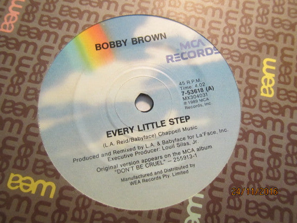 Bobby Brown : Every Little Step (7", Single)