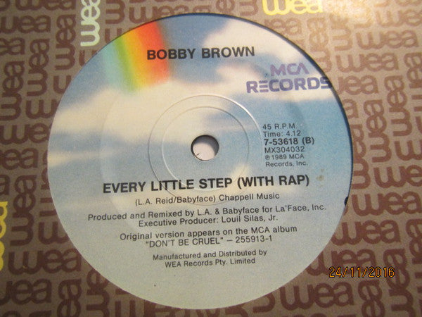 Bobby Brown : Every Little Step (7", Single)