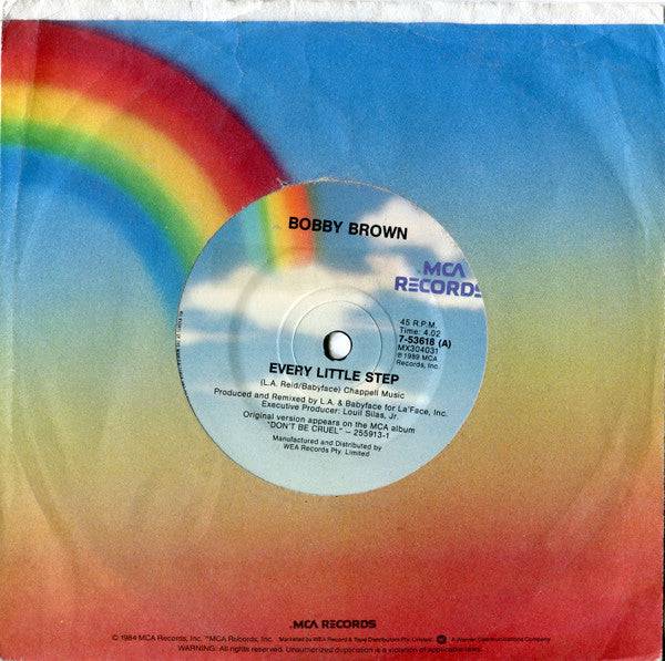 Bobby Brown : Every Little Step (7", Single)