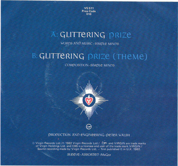 Simple Minds : Glittering Prize (7", Single)