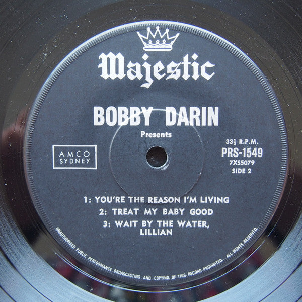 Bobby Darin : Bobby Darin Presents (7", EP)