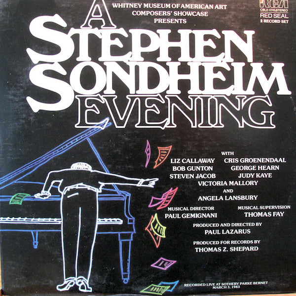 Stephen Sondheim : A Stephen Sondheim Evening (2xLP, Album)