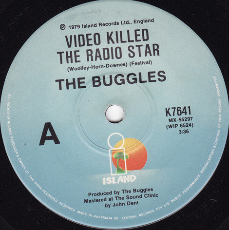 The Buggles : Video Killed The Radio Star (7", Single)