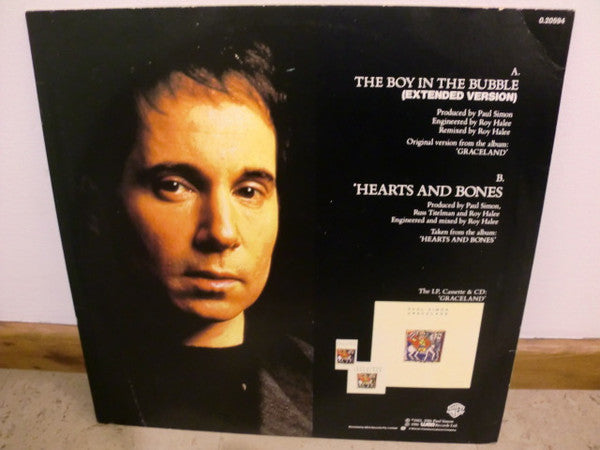 Paul Simon : The Boy In The Bubble (12", Single)