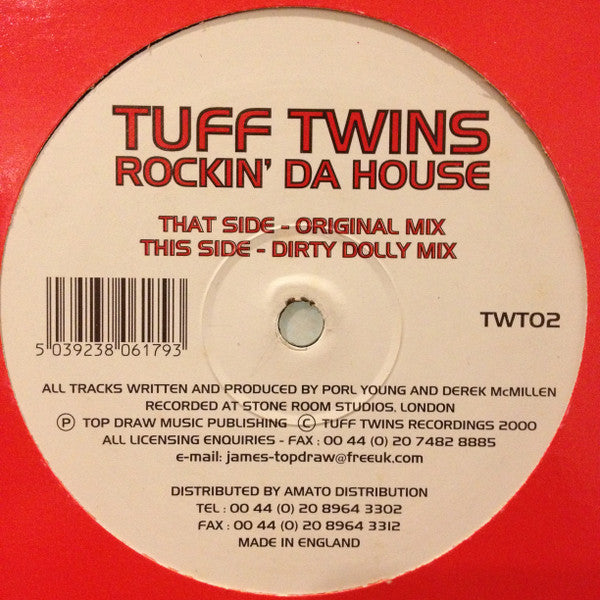 Tuff Twins : Rockin' Da House (12")
