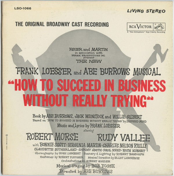 Various : How To Succeed In Business Without Really Trying (The Original Broadway Cast Recording) (LP, Album)