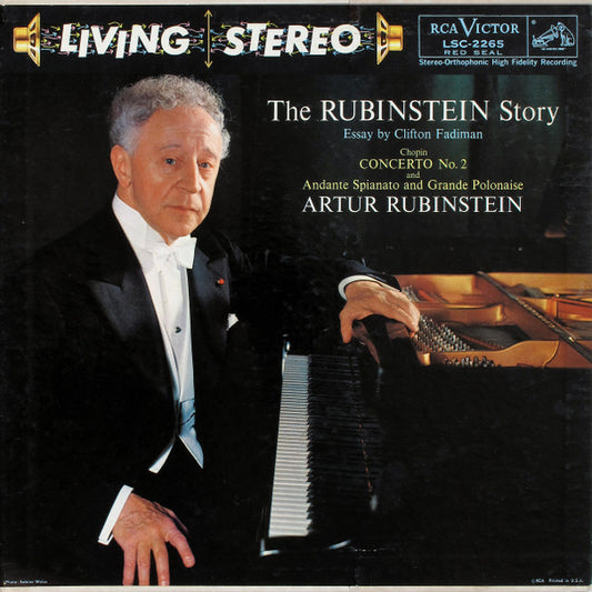 Artur Rubinstein*, Chopin* : The Rubinstein Story (Concerto No. 2 And Andante Spianato And Grande Polonaise) (LP, Gat)