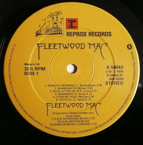 Fleetwood Mac : Fleetwood Mac (LP, Album)