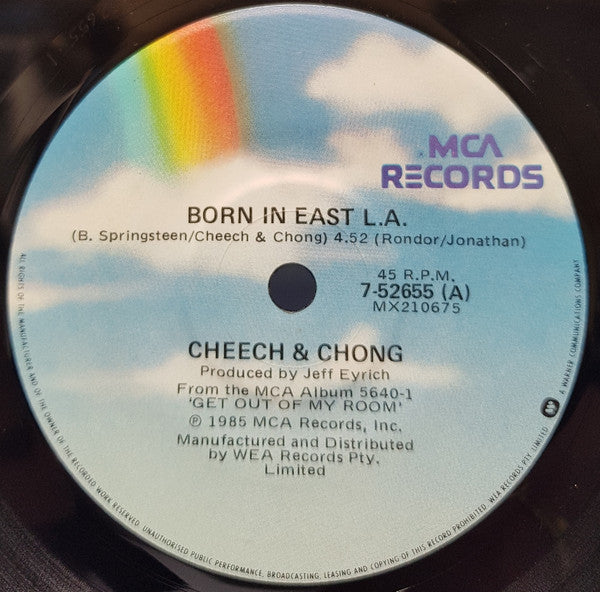 Cheech & Chong : Born In East L.A. (7", Single)