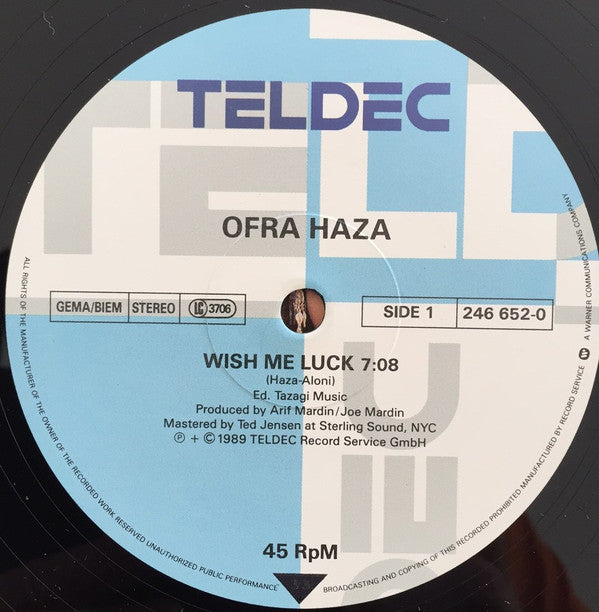 Ofra Haza : Wish Me Luck (12")