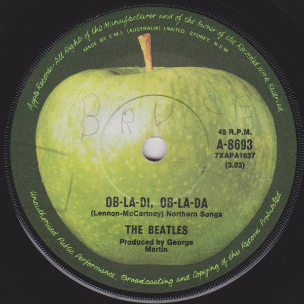 The Beatles : Ob-La-Di Ob-La-Da (7", Single)