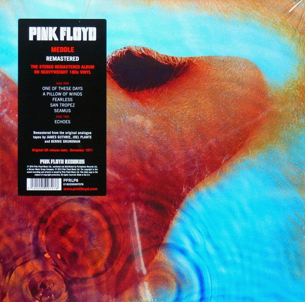 Pink Floyd : Meddle (LP, Album, RE, RM, 180)