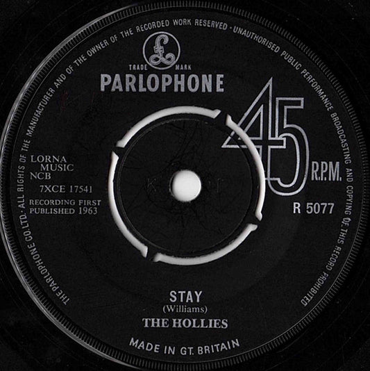 The Hollies : Stay (7", Single)