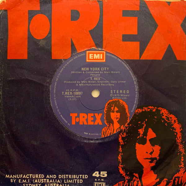 T•Rex* : New York City (7", Single)