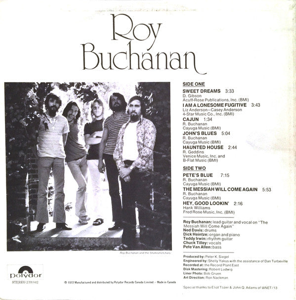 Roy Buchanan : Roy Buchanan (LP, Album)