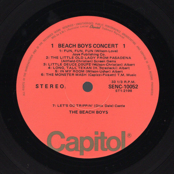 The Beach Boys : Concert (LP)