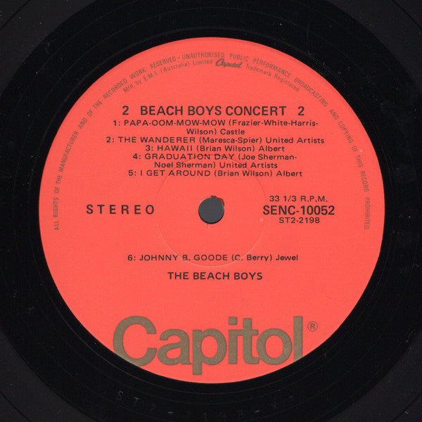 The Beach Boys : Concert (LP)