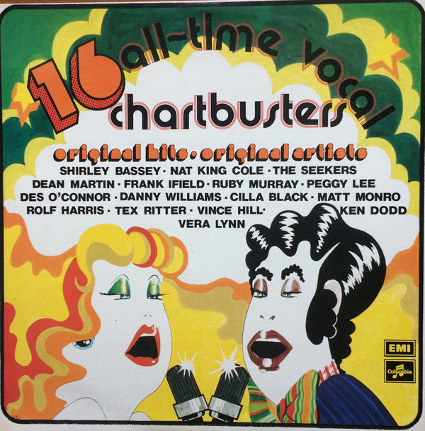 Various : 16 All-Time Vocal Chartbusters (LP, Comp)