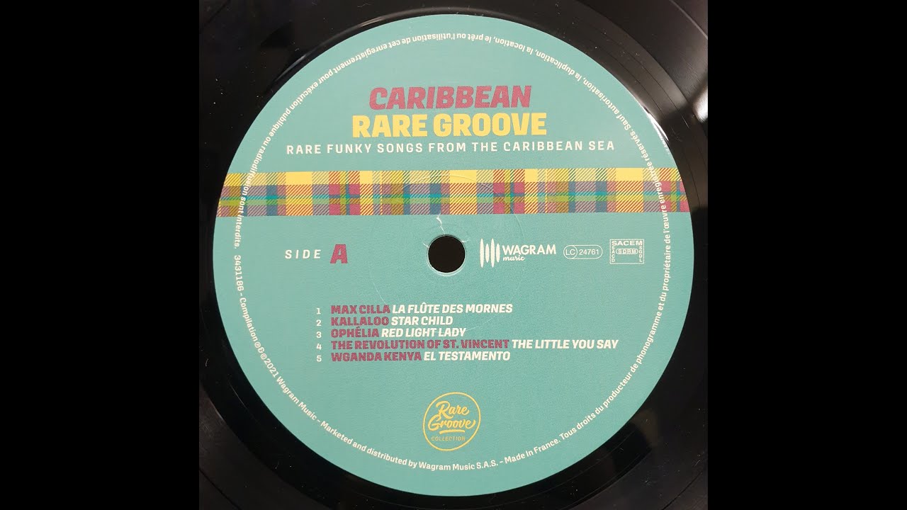 Load video: Caribbean Rare Groove (Rare Funky Songs From The Caribbean Sea) compilation from 2021 on the turn table. Track is Kallaloo - Star Child