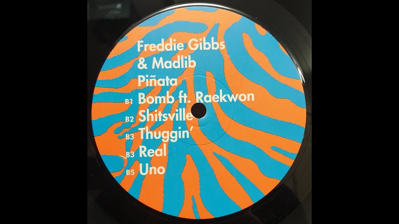 Load video: Freddie Gibbs &amp; Madlib, Piñata album on the turntable. This is the US, 2014, 2LP, OG on the Madlib Invazion label.